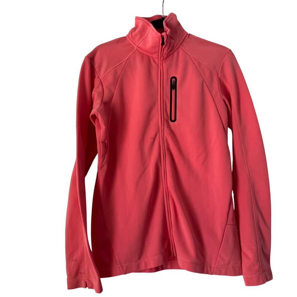 Columbia Titanium Interchange Coral Women's Full Zip LS Jacket Top, Size M